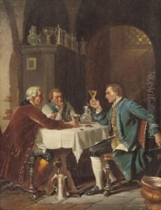 Having A Drink; And The Rose