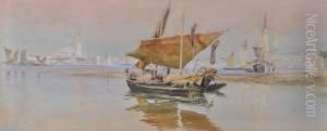 Sailing Barges In Thelagoon