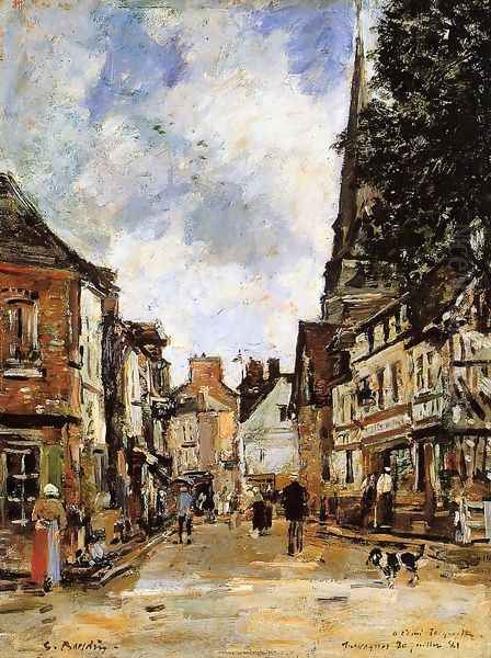 Fervaques, a Village Street - view 1