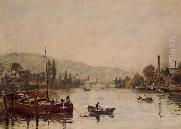Rouen, the Santa-Catherine Coast, Morning Mist - view 1