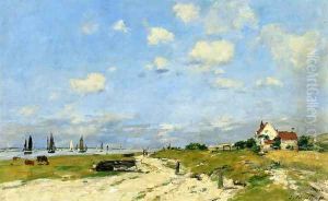 The Dunes at Etaples by Eugene Boudin