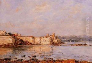 The Harbor of Antibes by Eugene Boudin