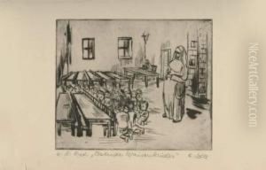 Betende Waisenkinder by Christoph Voll