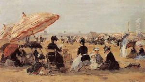 Trouville II by Eugene Boudin