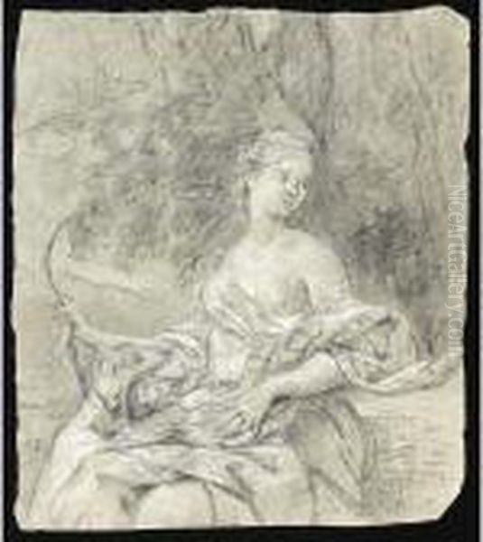 Three-quarter Length Study Of A Young Woman As Diana - view 1
