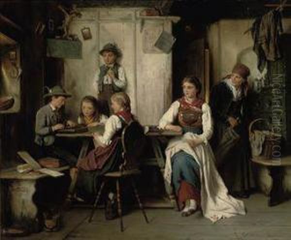 The Zither Player - view 1