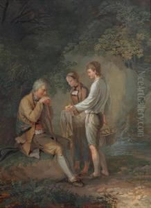 The Good Deed. by Johann Georg Volmar