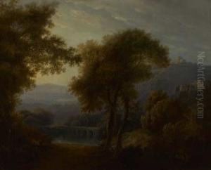 Arkadische Landschaft by Johann Georg Volmar