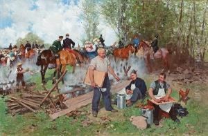Manover Um 1900 by Theodor Volmar