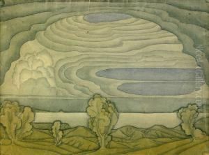 Fantastic Landscape by Maksimilian Aleksandrovich Voloshin