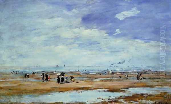 Deauville, the Beach, Low Tide - view 1