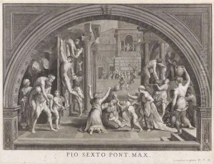Die Schule Von Athen. Der Borgobrand. by Giovanni Volpato