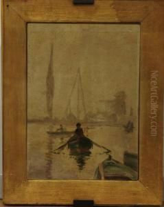 Scorcio Di Livorno by G. Volpini