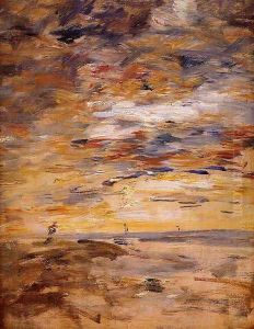 Sky at Sunset by Eugene Boudin