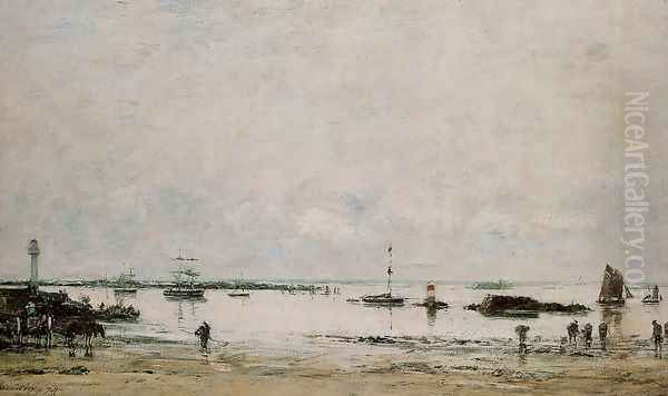 Portrieux, the Port, Low Tide - view 1