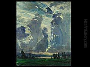Gewitterstimmung Am Starnberger See by Wilhelm Volz