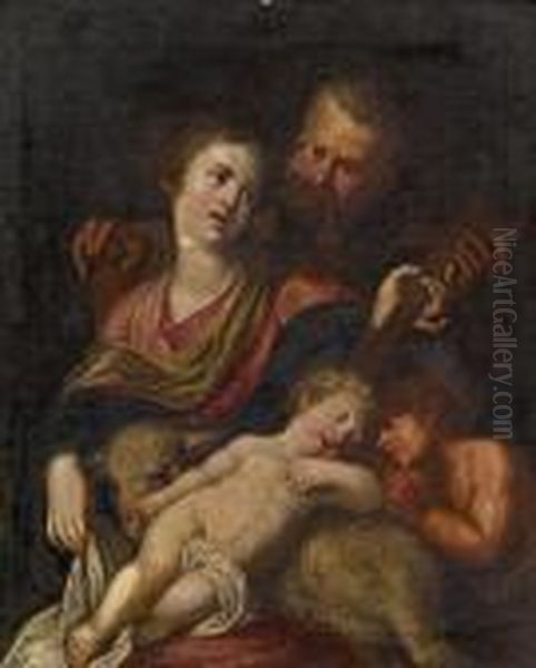 Heilige Familie Mit Johannesknaben - view 1