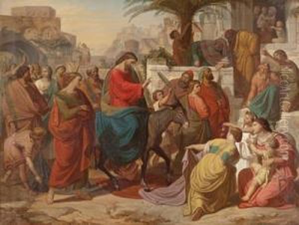 "der Einzug Christi Injerusalem - view 1