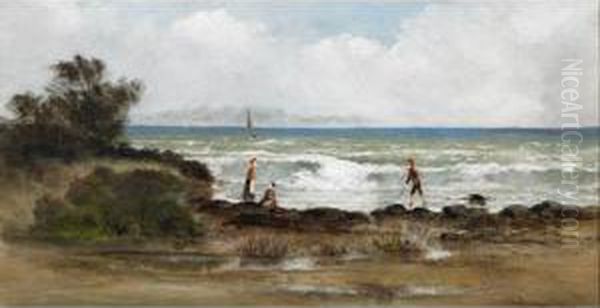 Figures On The Shore - view 1
