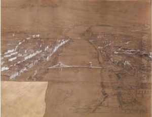 Budapest Aus Der Vogelperspektive by Rudolf Ritter von Alt