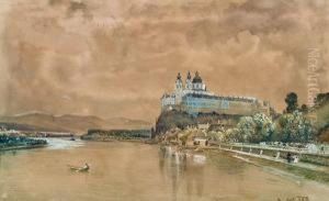 Stift Melk An Der Donau by Rudolf Ritter von Alt