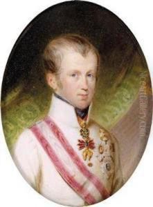 Portrait Ferdinand I. by Alois Von Anreiter