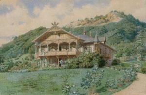 Fischerlehen Bei Steinach Im Ensthale by Josef Von Arbesser