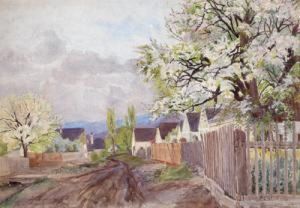 Kellergasse Im Fruhling by Marie Von Arnsburg
