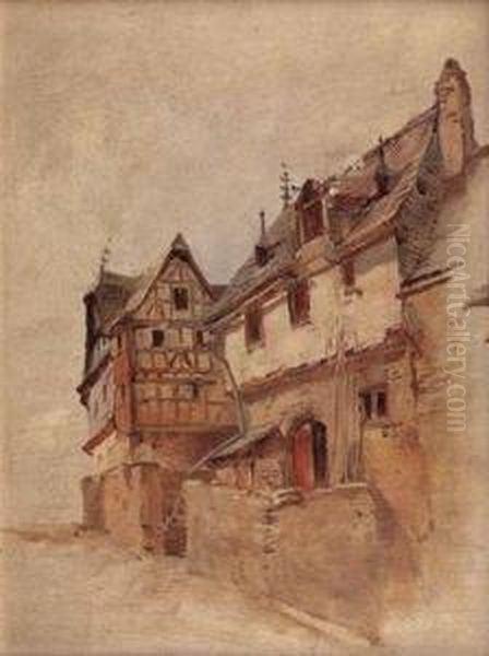 Alte Fachwerkhauser In Einer Deutschen Stadt - view 1