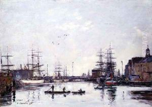 The Basin of the Barre, Le Havre 1895