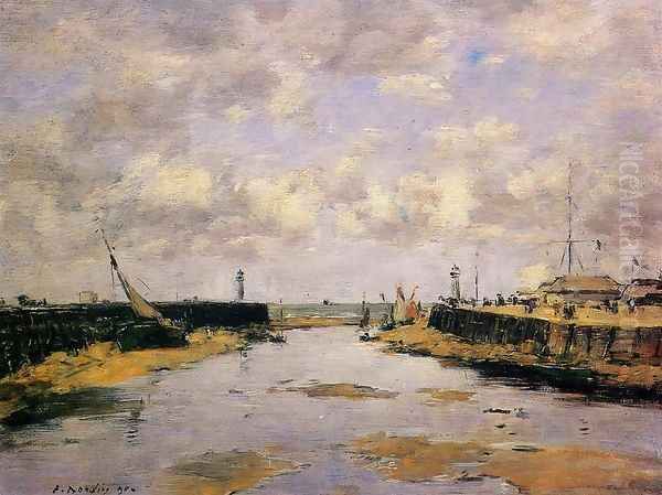 Trouville, the Jettys, Low Tide IX - view 1