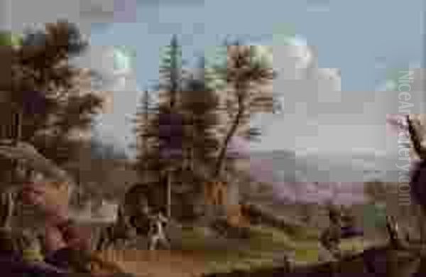 - Zugeschrieben "landschaft Offnet Sich Vor Reitern - view 1