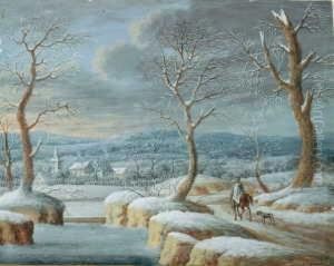 Winterlandschaft. Winterlandschaft.
