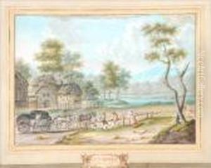 Figures By A Carriage