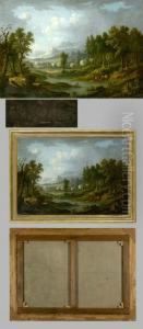Romantische Weite Hugellandschaft by Johann Christoph Von Bemmel
