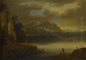 Landschaft Mit See.