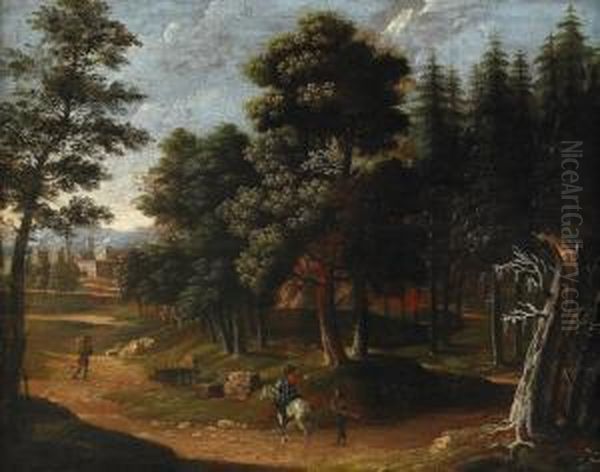 Landskap Med Vandrare - view 1