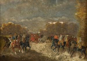 Uroczysty Przeglad Wojsk by Alexander Franz Von Bensa