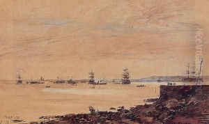Seascape by Eugene Boudin