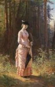 Lady With Umbrella