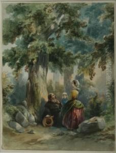 Im Wald by Carl Von Blaas