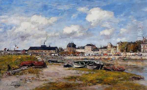 The Port of Trouville, Low Tide - view 1