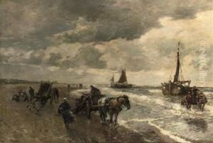 A Day At The Beach by Gregor Von Bochmann