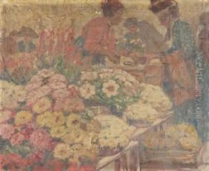 Blumenmarkt by Joseph Von Brackel