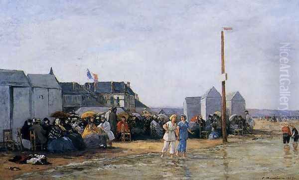 Trouville, Bathing Hour - view 1