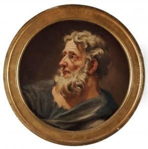 The Evangelists Matthew And Luke by Carl Fredrik Von Breda