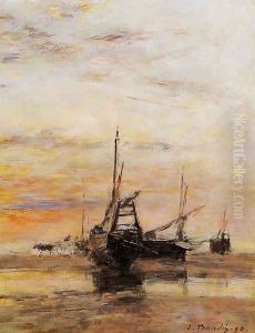 Berck: Low Tide by Eugene Boudin