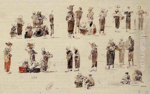 Figure Study by Eugene Boudin