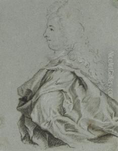 Portrait Of A Gentleman, Bust-length, Wearing An Elegant Cloak