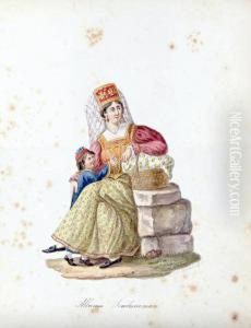 Turkish Figure Studies, A Group Of Eleven by Charles Frederick Von Brocktorff